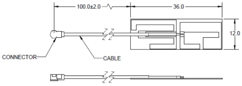 Ezurio Mini NanoBlade Flex 6GHz Antennas